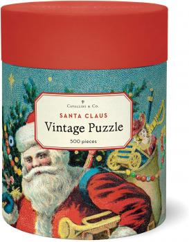 Santa Claus - Weihnachtsmann Cavallini Vintage Puzzle 500 Teile